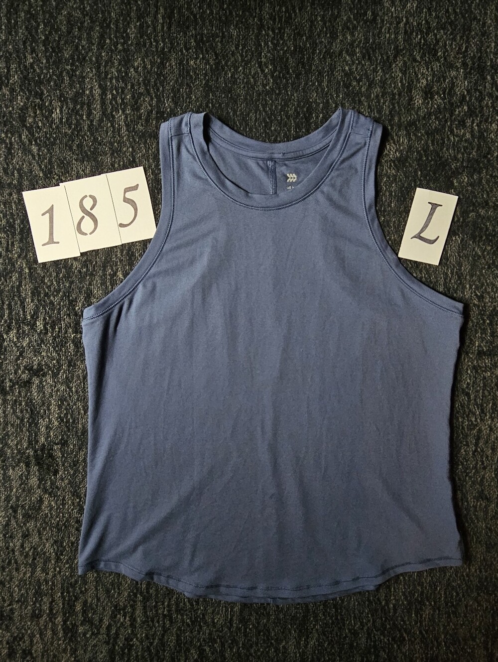 all in motion Blue Scoop Neck Women's Tank Top